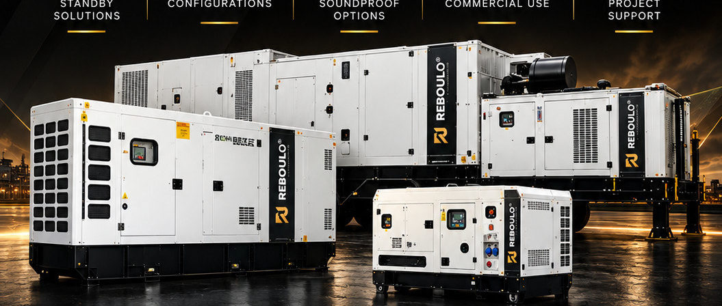 REBOULO Portugal industrial diesel generator range